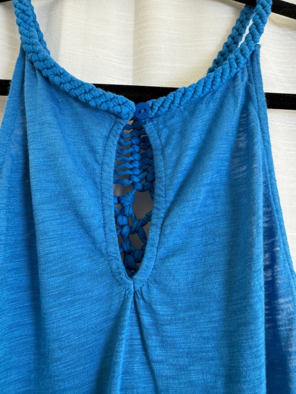 Red Haute Blue Crochet Halter Camisole - Women - Picture 9 of 11